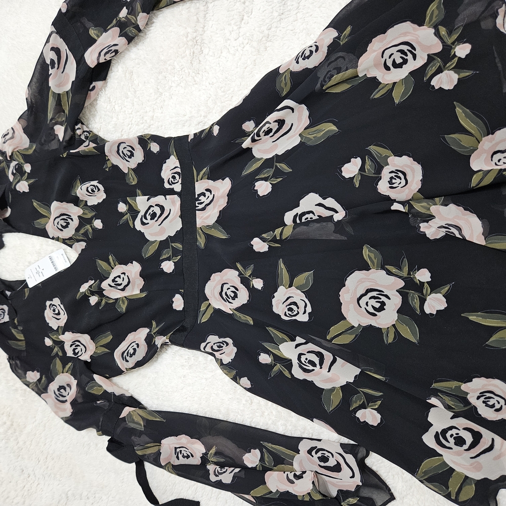Floral Long Sleeve Dress